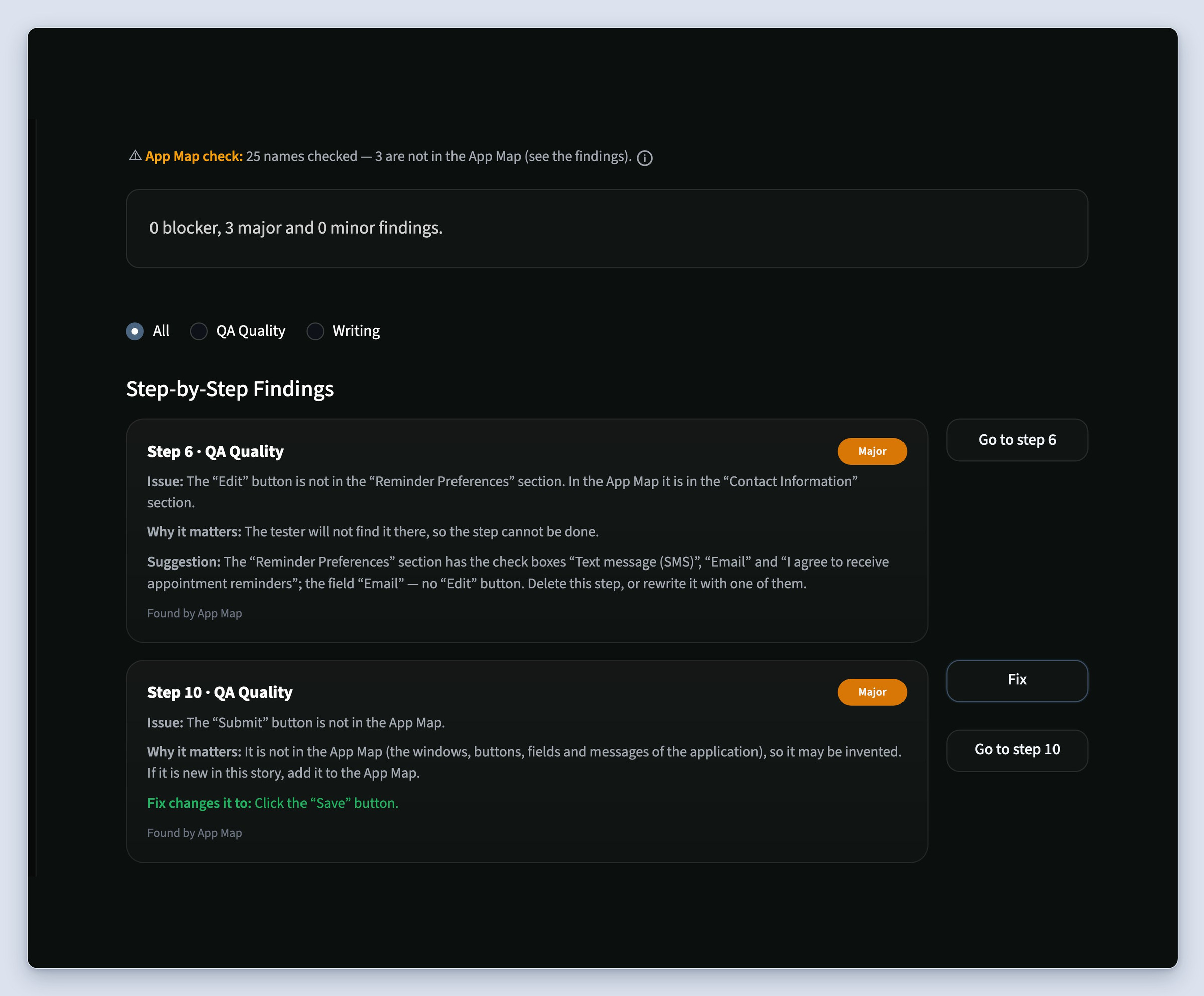 platform 3 test case review v3